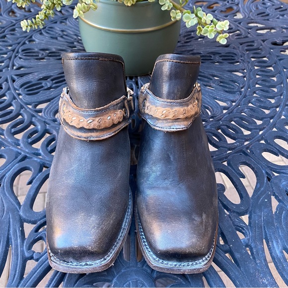 SOLD FreeBird by Steven Train Leather Mule Heel Bootie - Picture 6 of 12